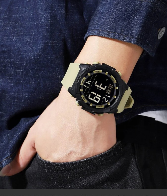 Мужские часы Skmei 1845YL Black-Yellow Фото 2